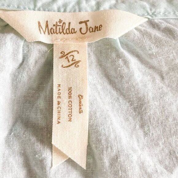 Matilda Jane Swiss Dot Tank Top Size 12 - Picture 2 of 4